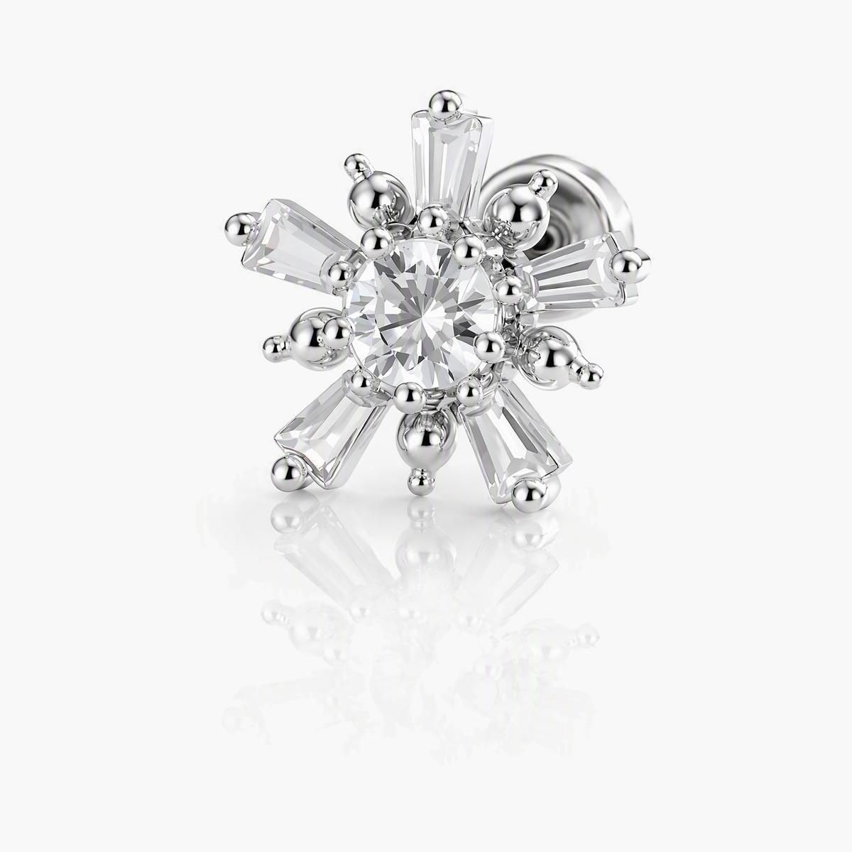 Dainty Starburst Stud Earrings