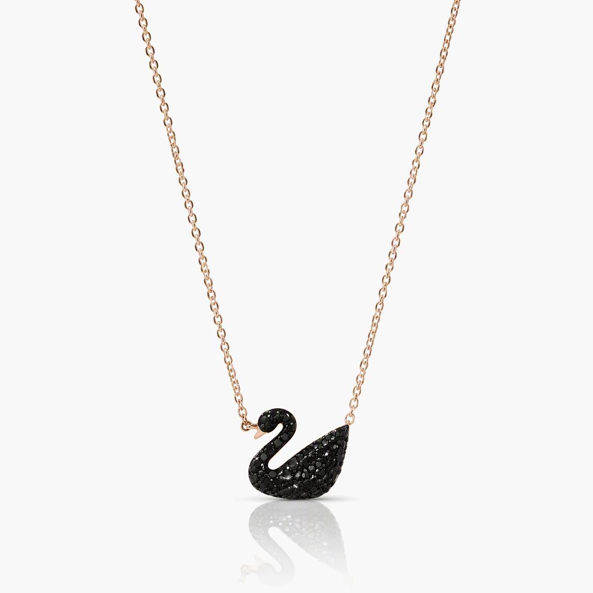 Dainty Swan Pendant Necklace