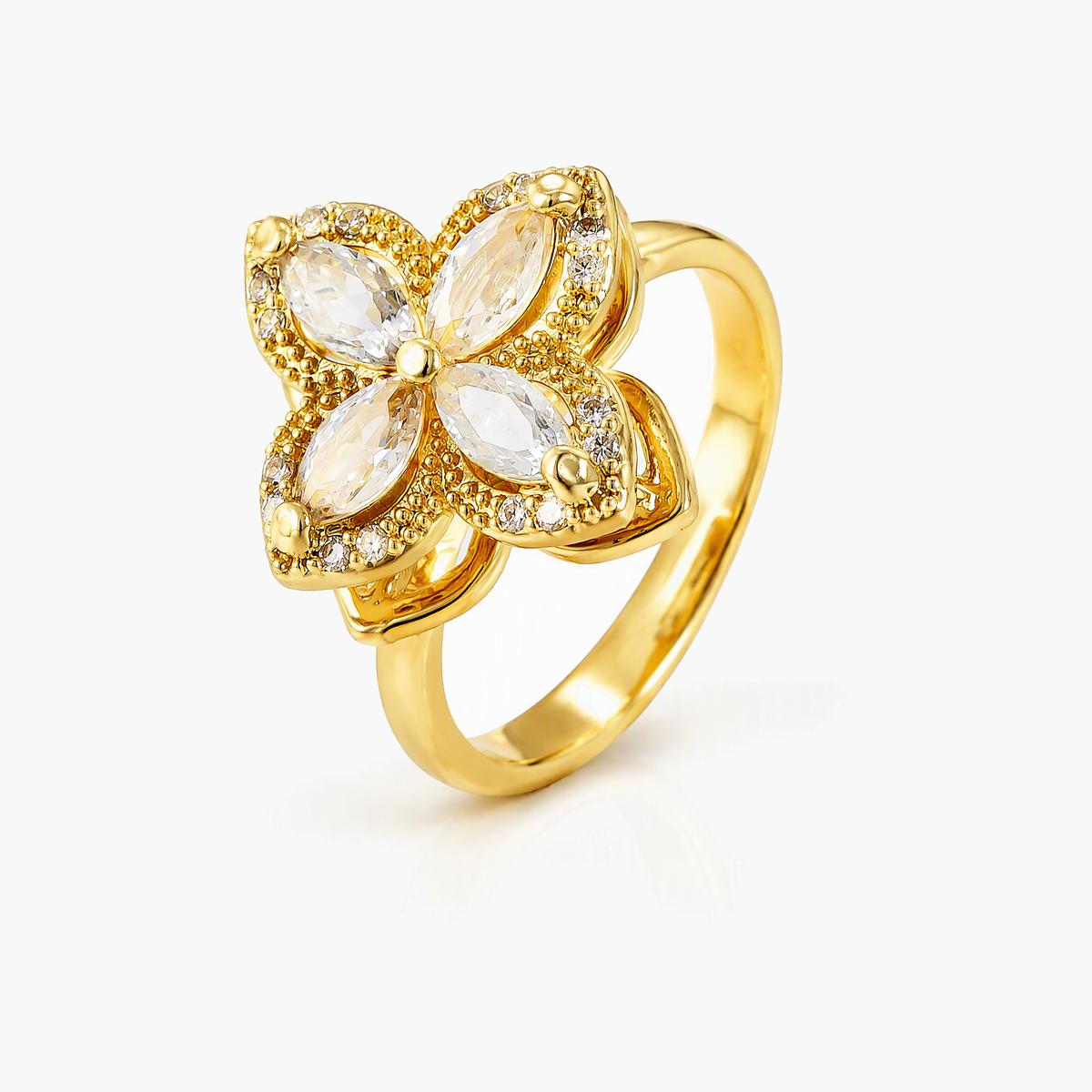 Elegant Flower Ring