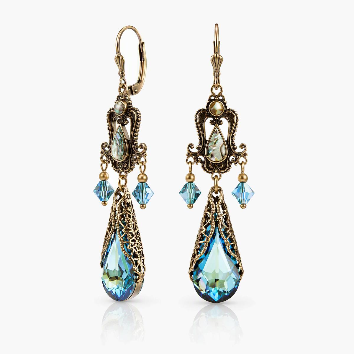 Vintage Teardrop Drop Earrings