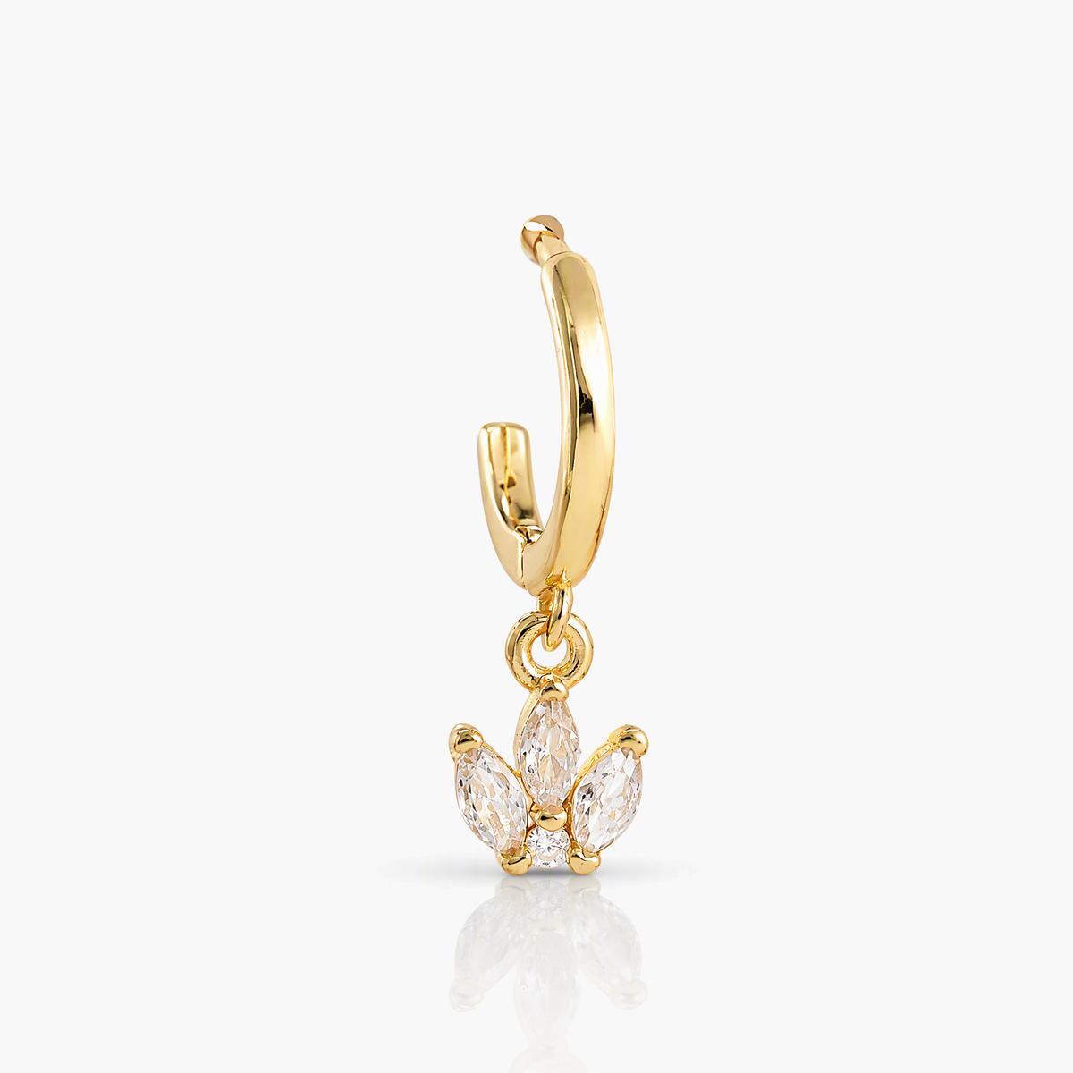 Dainty Flower Drop Earrings