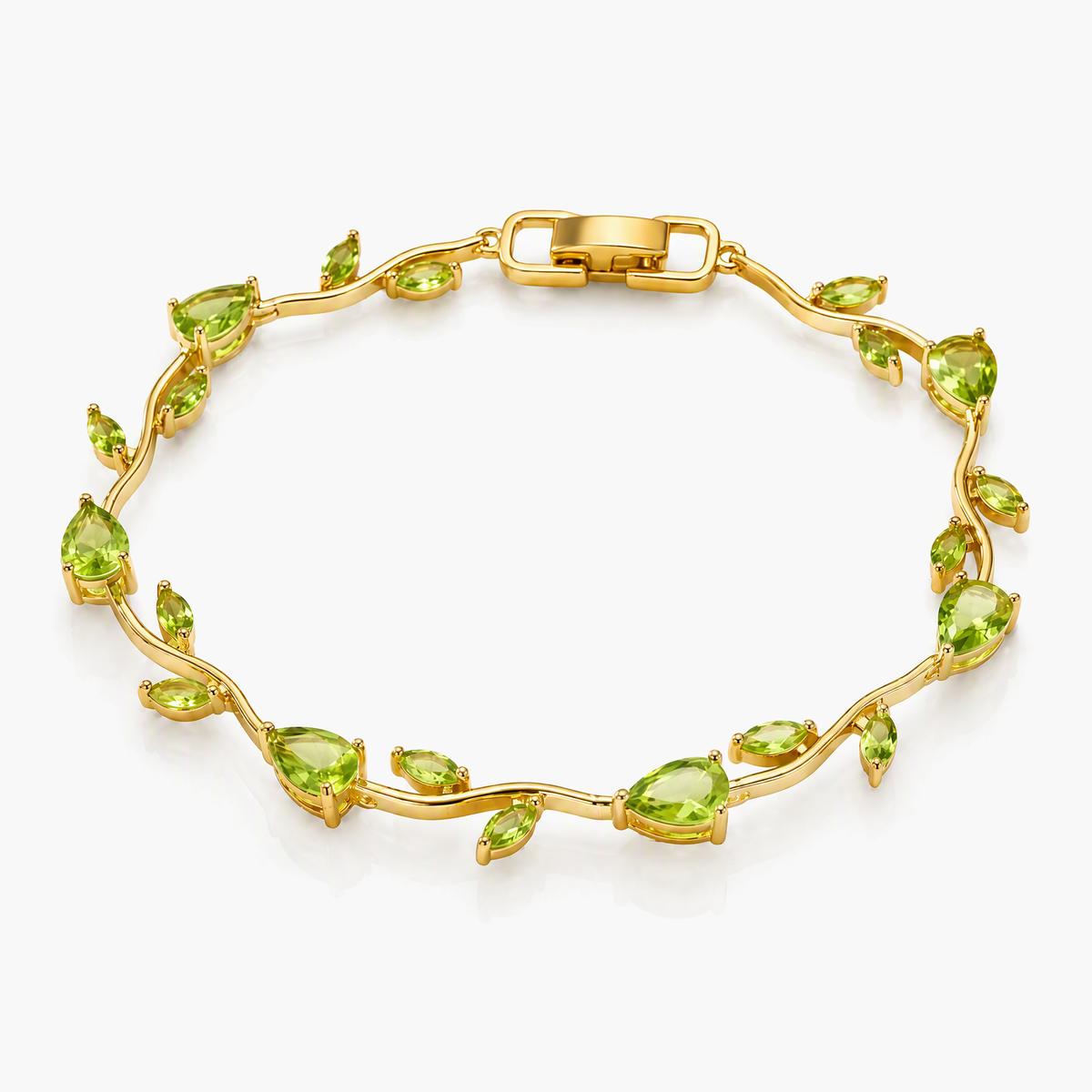 Dainty Vine Leaf Bracelet
