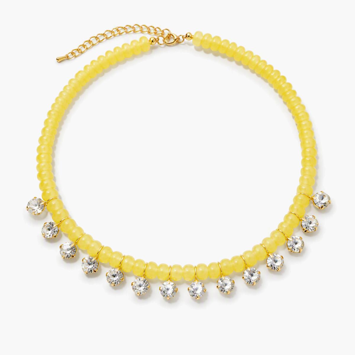 Trendy Beaded Charm Necklace
