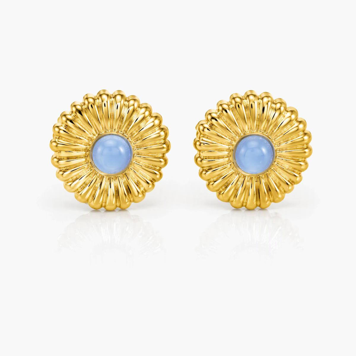 Vintage Flower Stud Earrings
