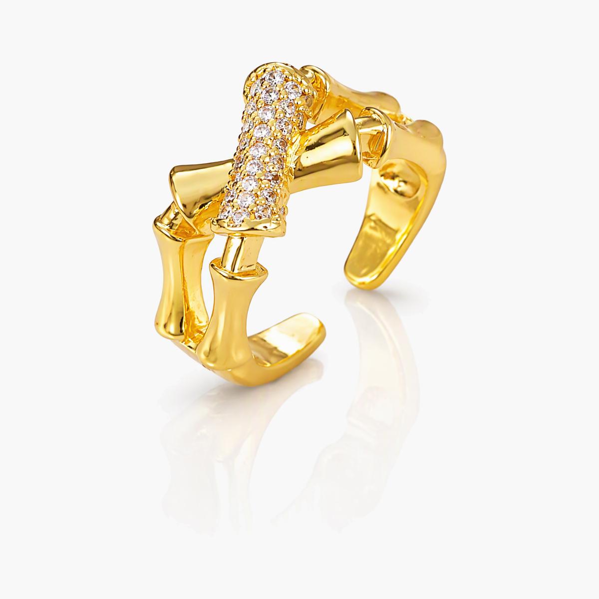 Star Motif Open Ring