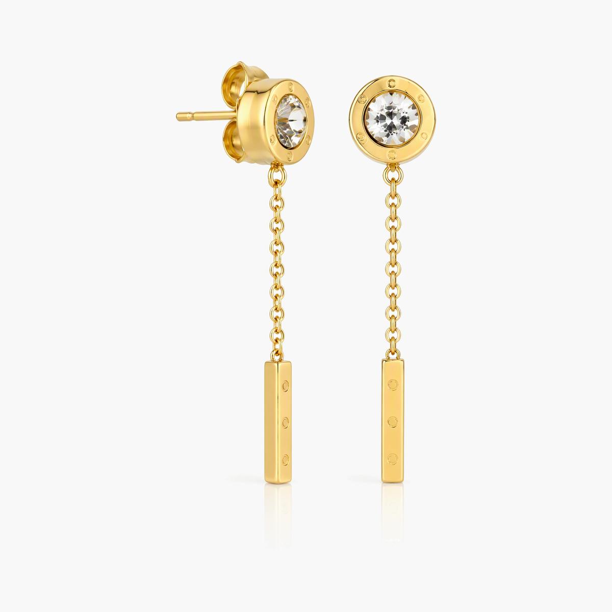 Dainty Bar Drop Earrings