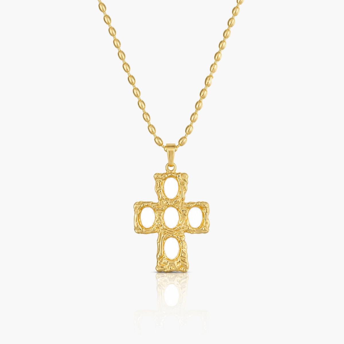 Vintage Cross Pendant Necklace