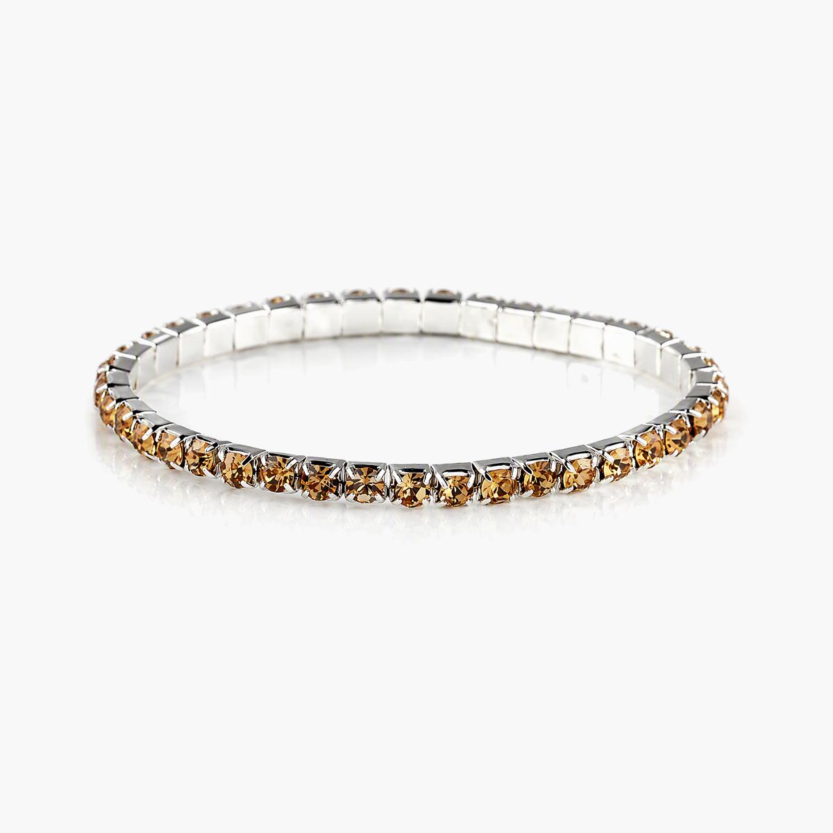 Trendy Paved Stone Tennis Bracelet