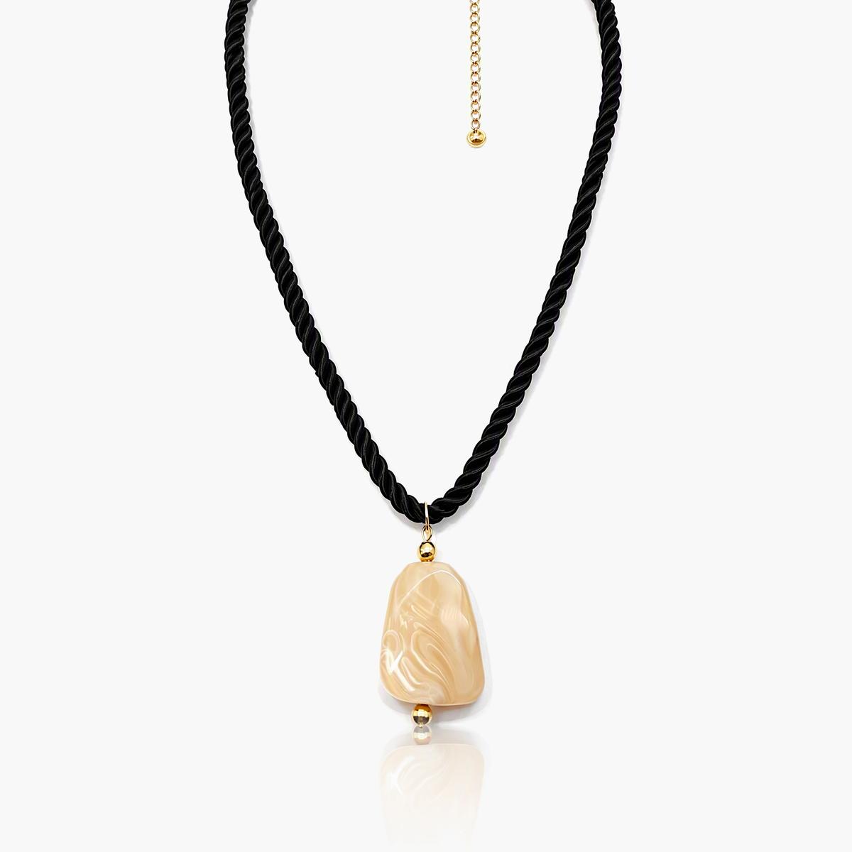 Twisted Rope Pendant Necklace