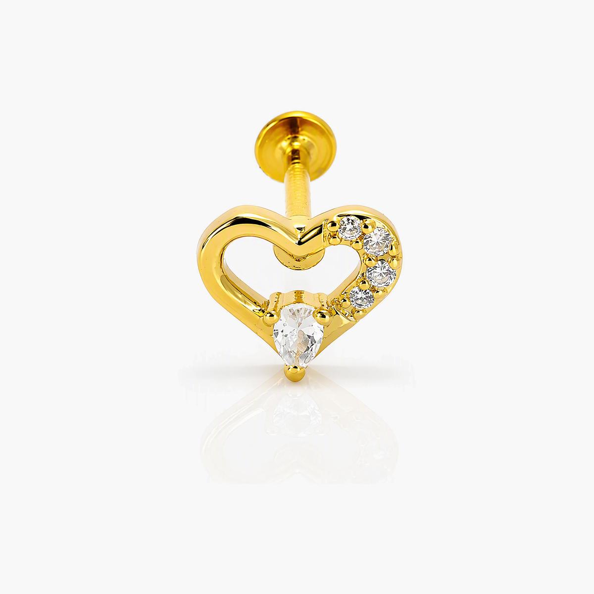 Cute Heart Moon Labret