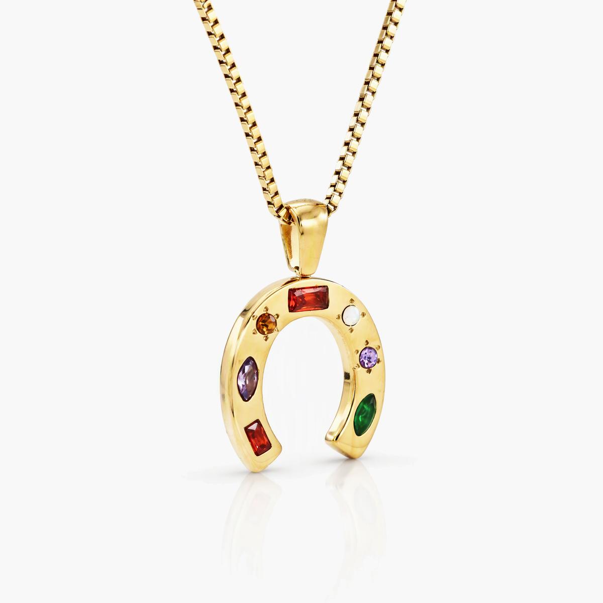 Horseshoe Pendant Necklace
