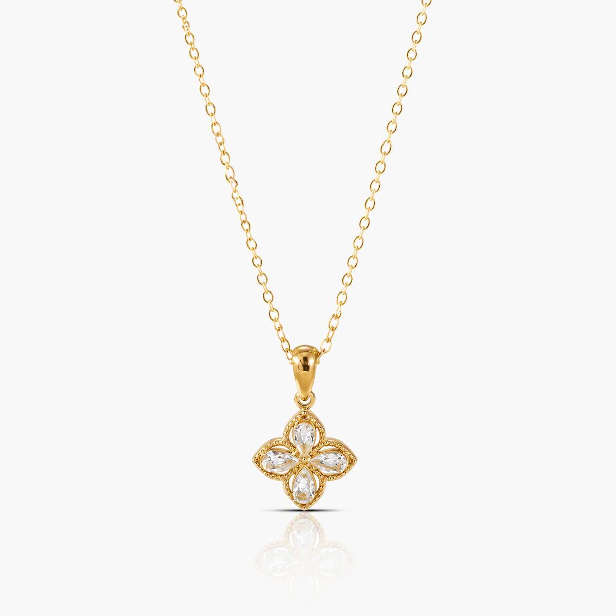 Four-Leaf Clover Pendant Necklace