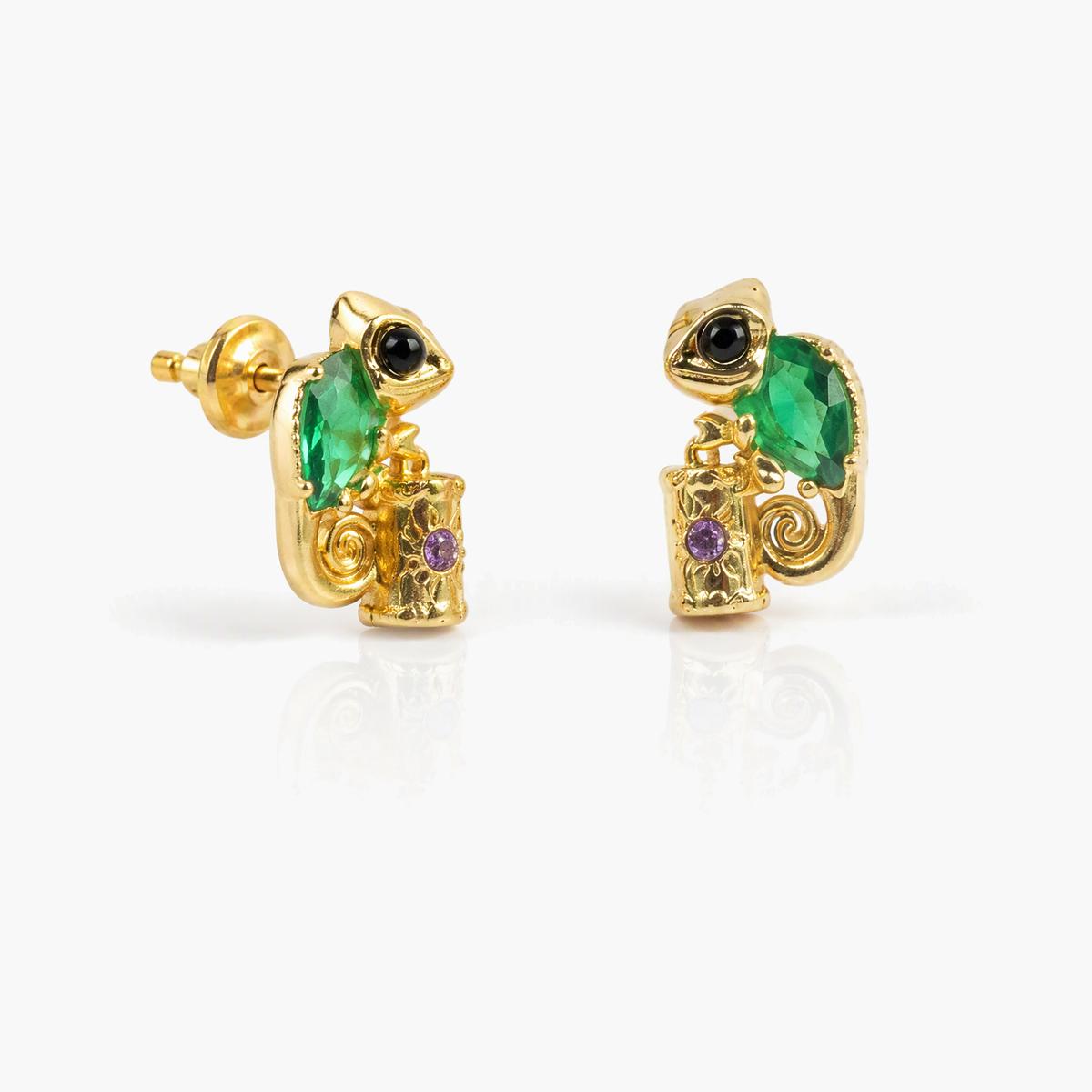 Cute Chameleon Drop Earrings