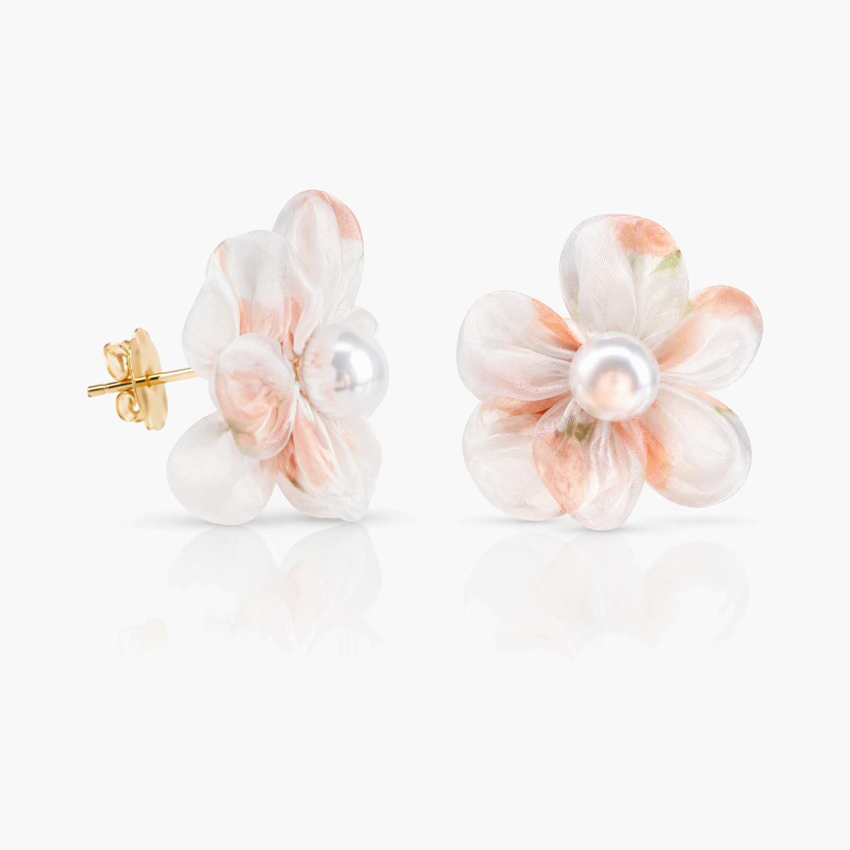 Boho Flower Tassel Drop Earrings