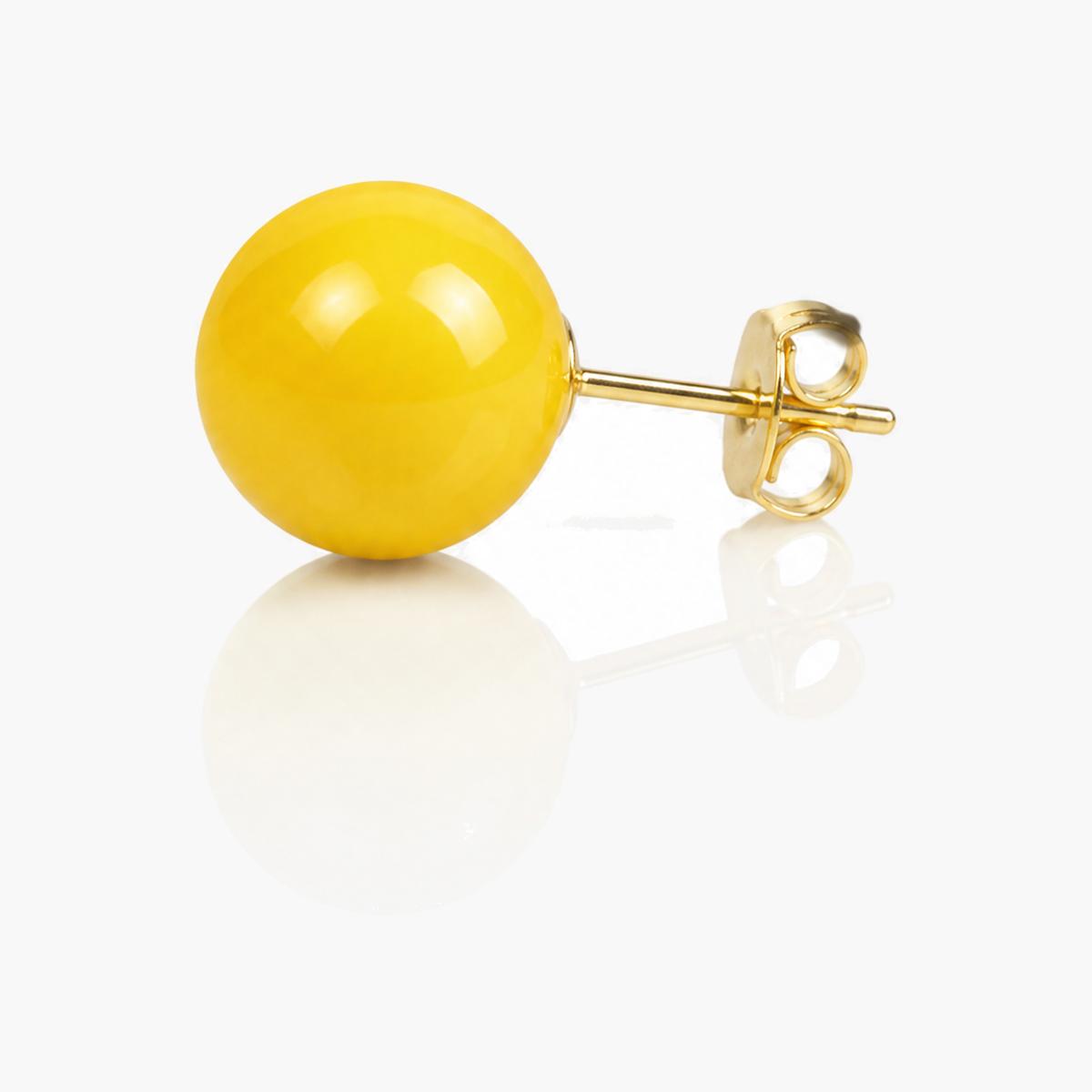 Cute Round Bead Stud Earrings