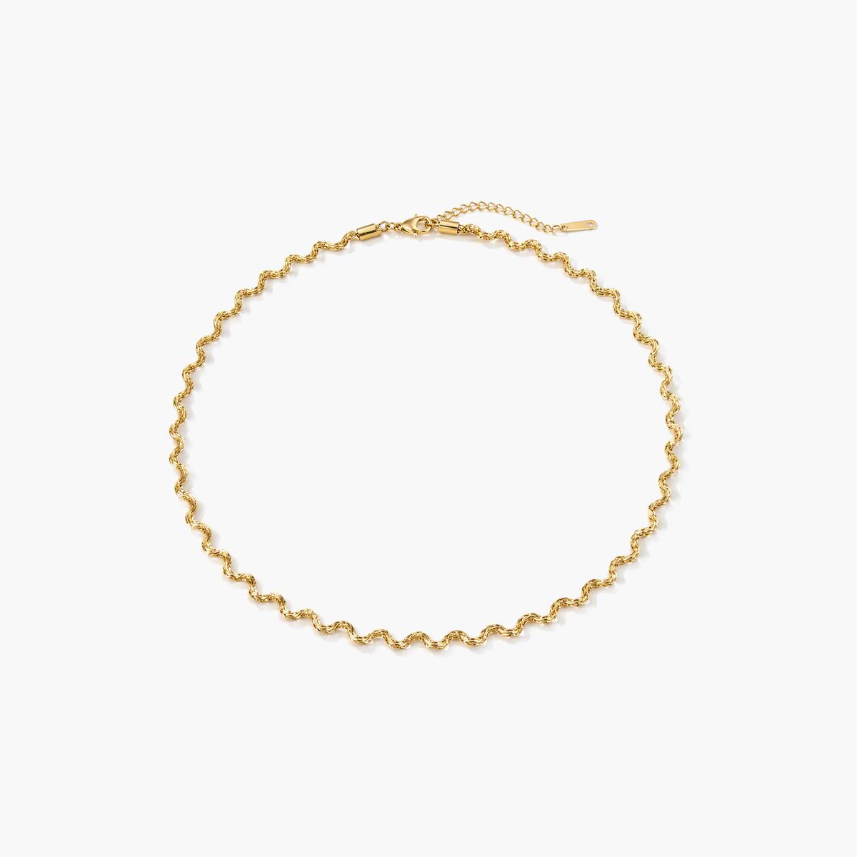 Wavy Chain Necklace