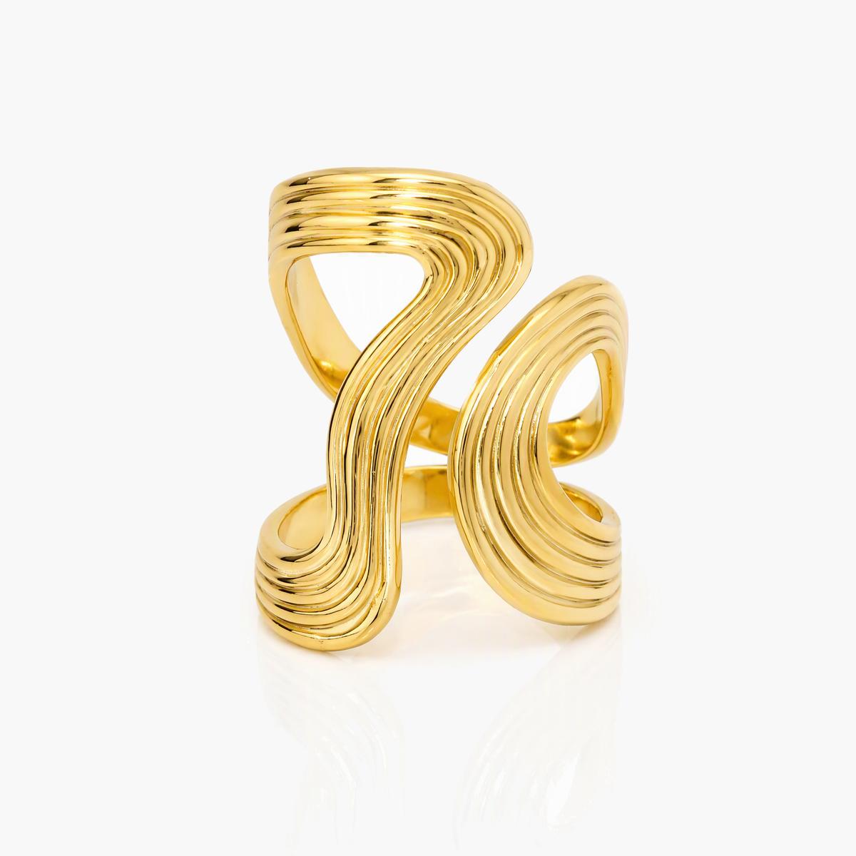 Trendy Star & Shell Motif Ring