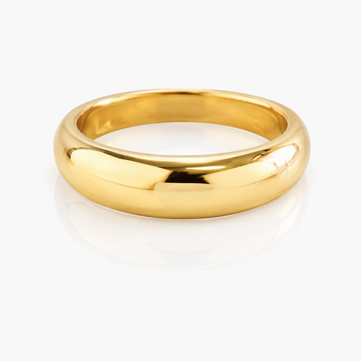 Minimalist Domed Band Ring
