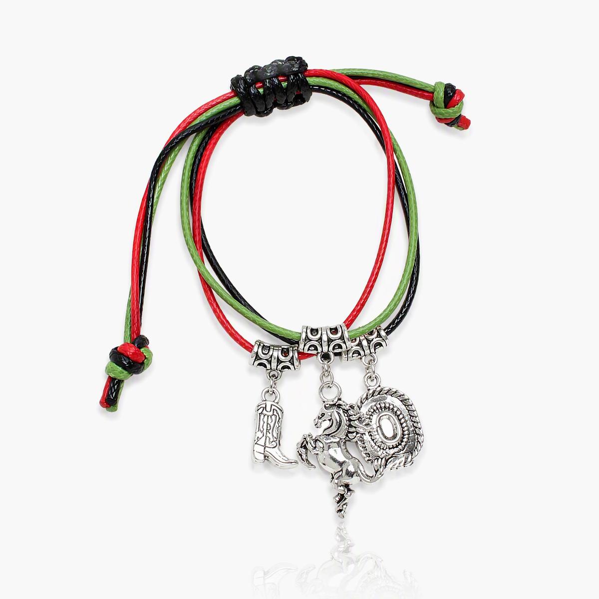 Boho Horseshoe Charm Bracelet