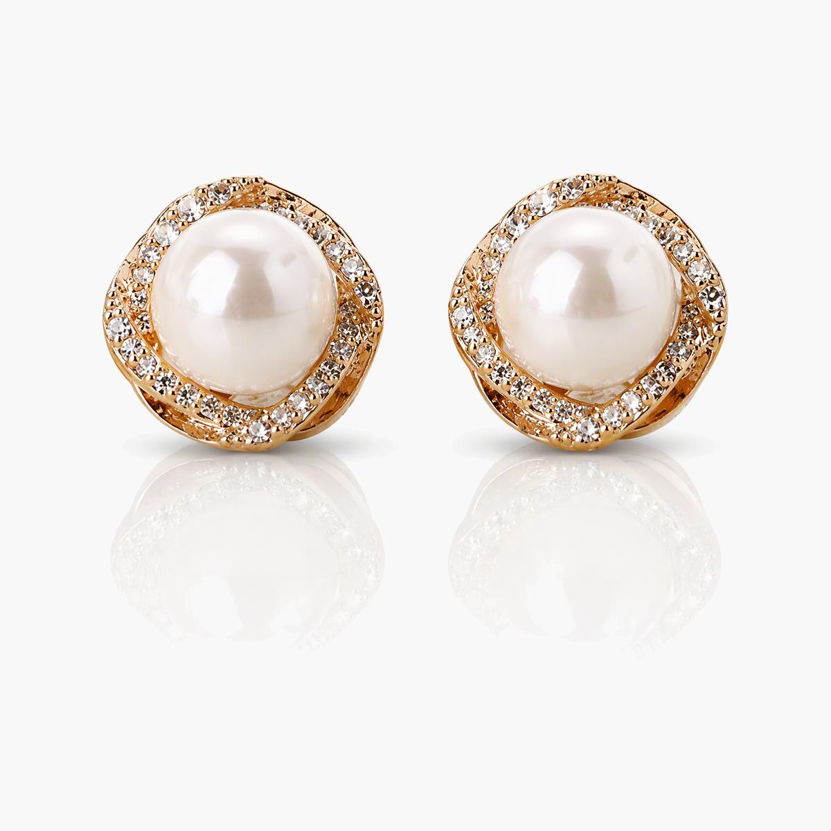 Dainty Floral & Heart Drop Earrings
