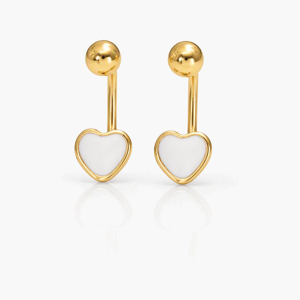 Cute Heart Drop Earrings