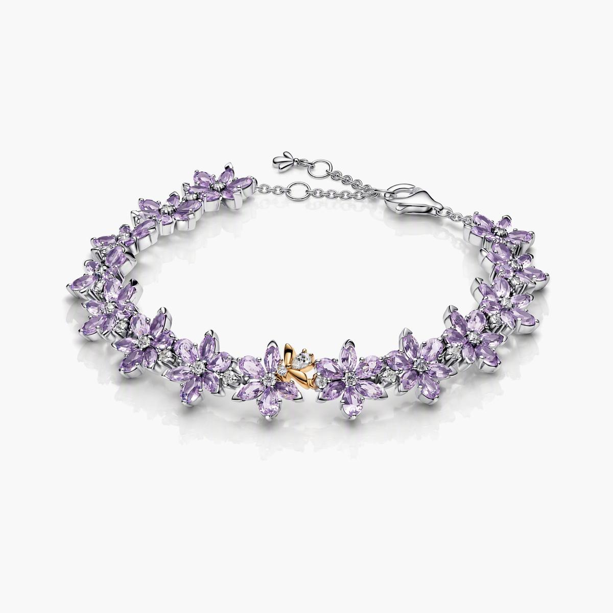 Flower and Bee Bracelet