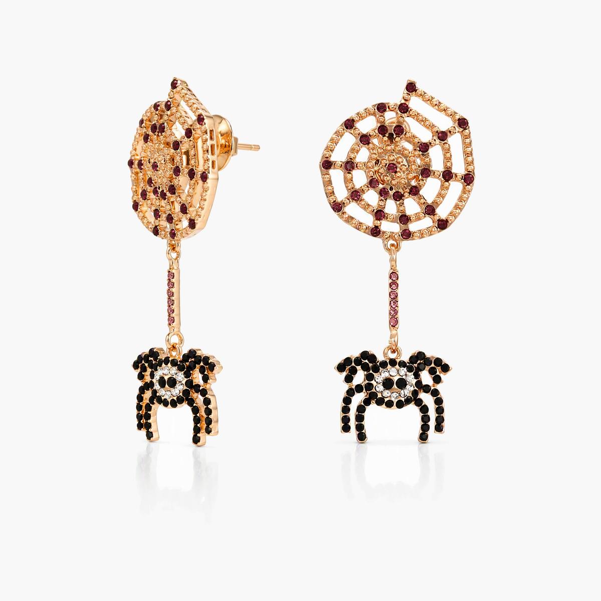 Trendy Spiderweb Drop Earrings