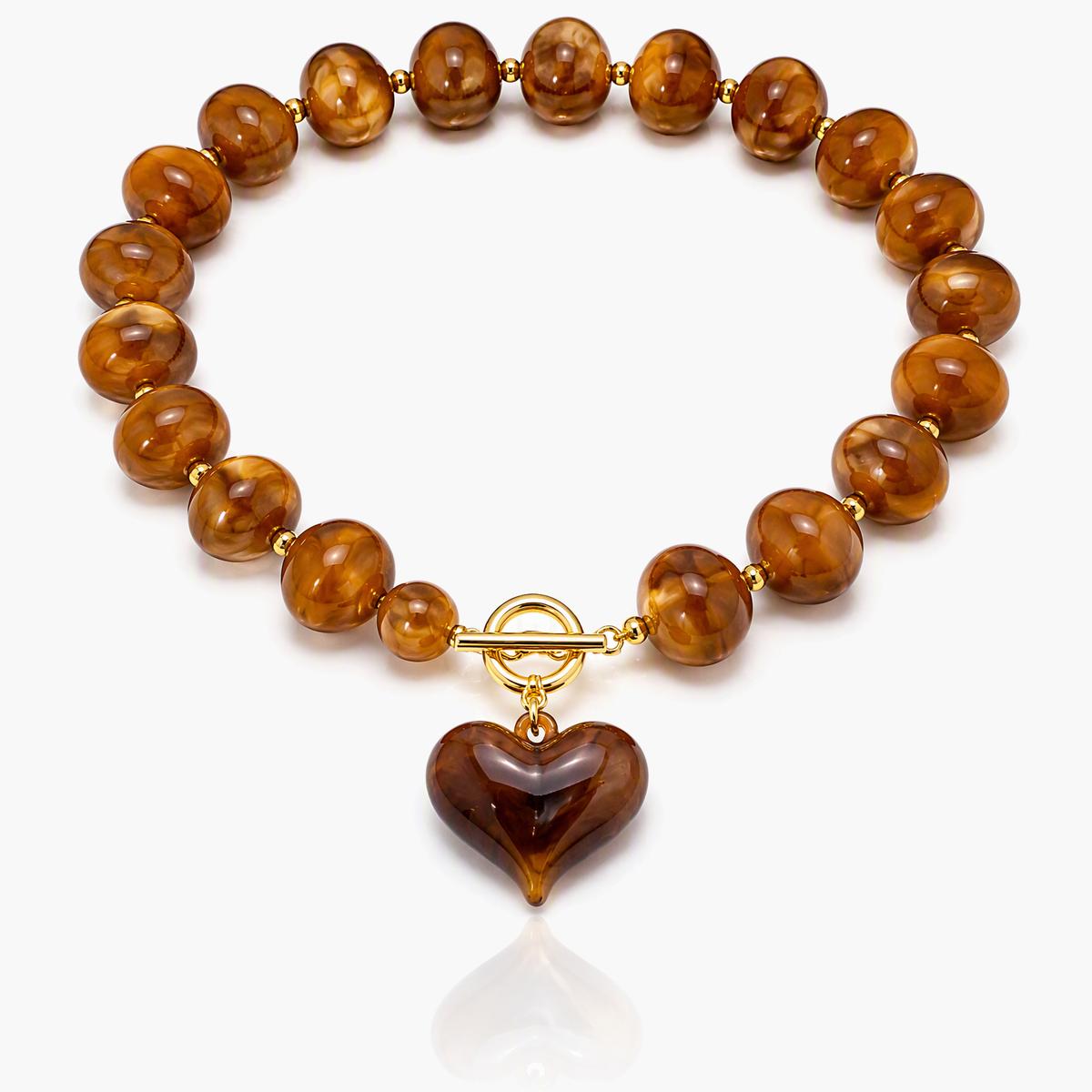 Boho Heart Charm Necklace