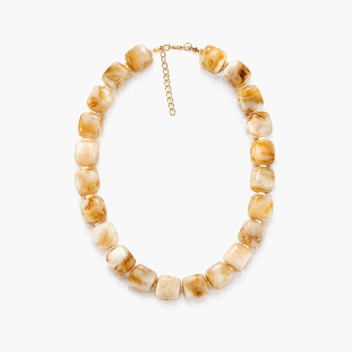 Boho Square Bead Necklace
