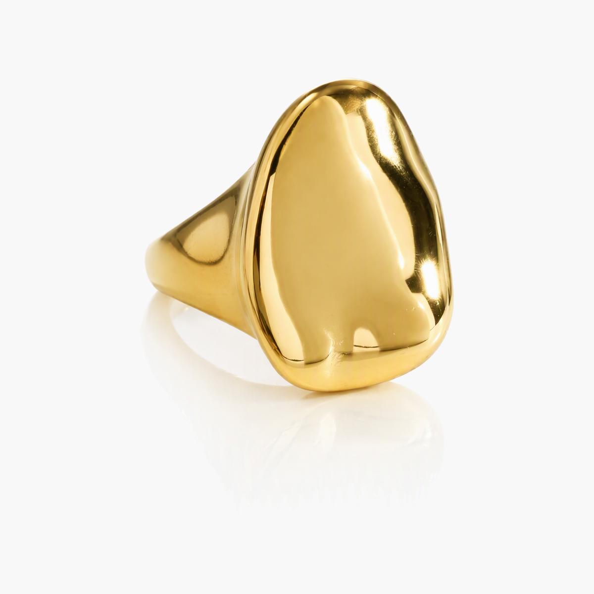 Trendy Organic Blob Ring