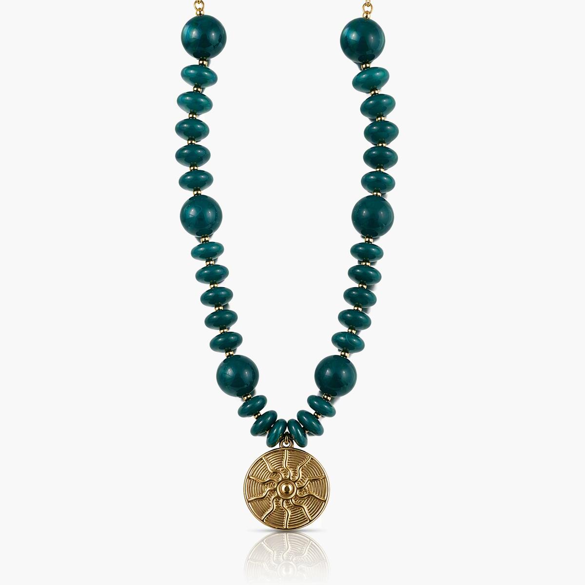 Boho Sun Pendant Necklace
