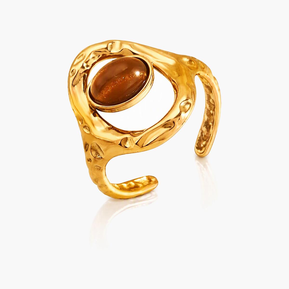 Trendy Open Oval Ring