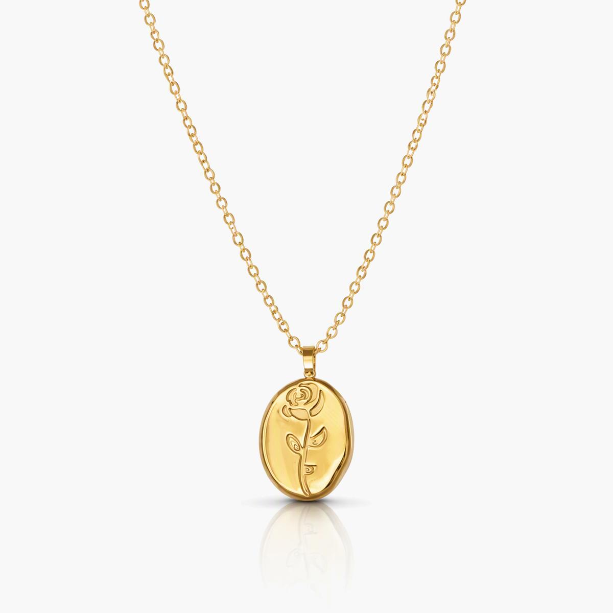 Mixed Motif Pendant Necklace