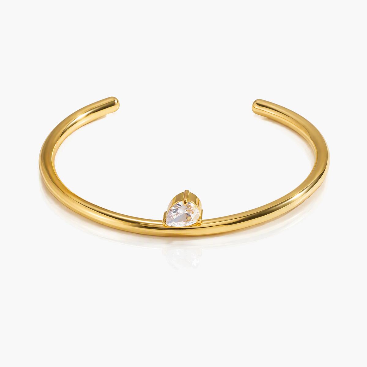 Heart Open Cuff Bracelet