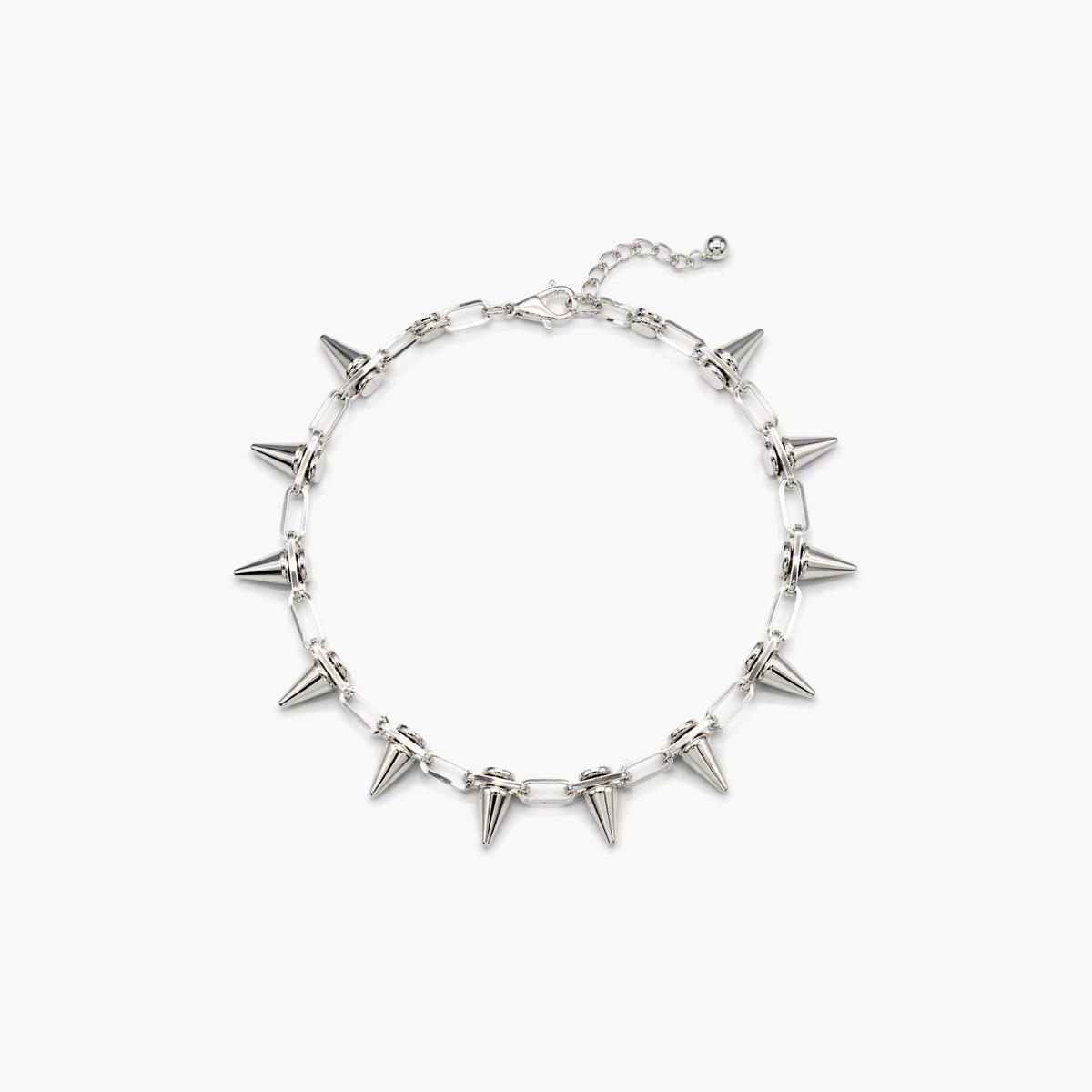 Chunky Spiked Chain Necklace