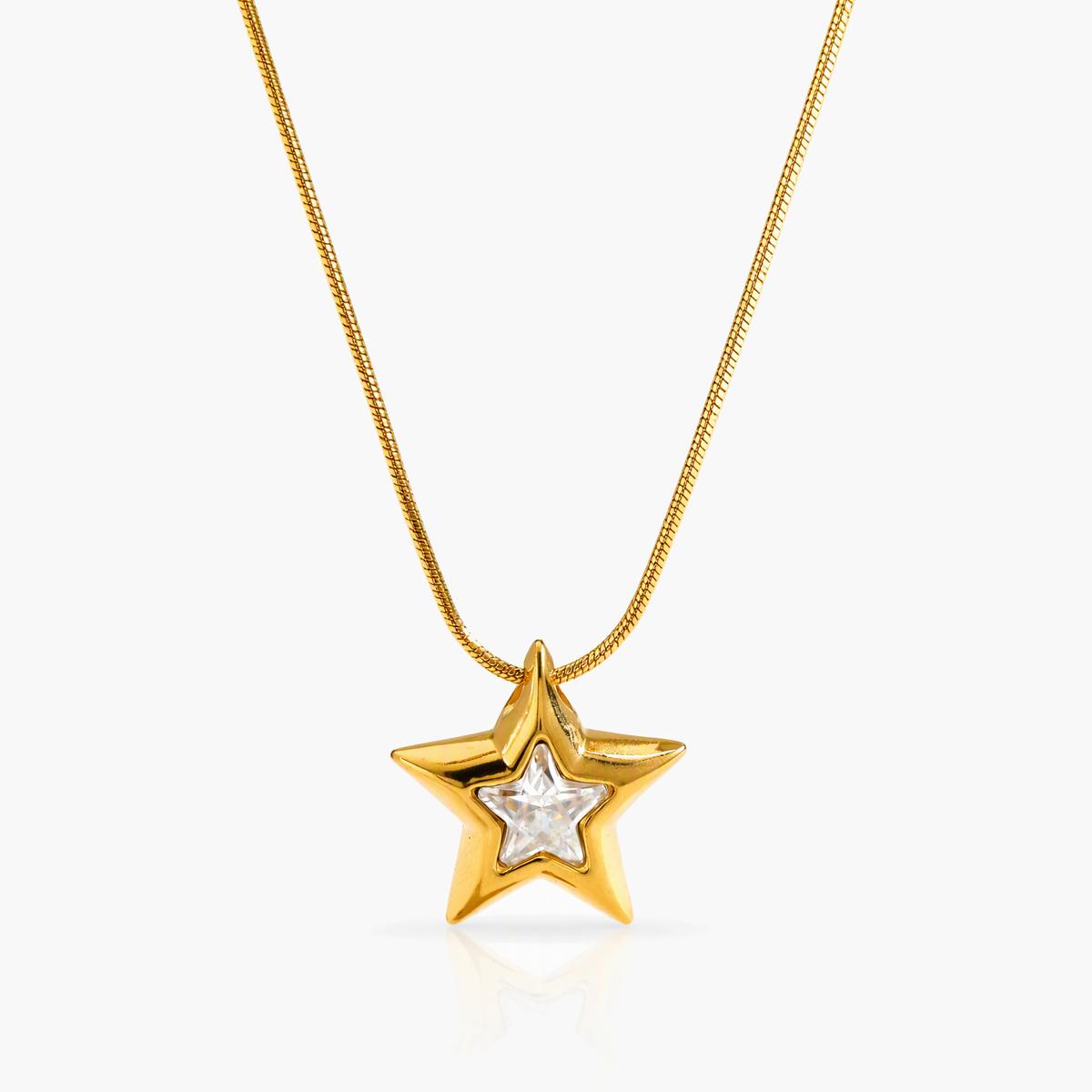 Trendy Star Pendant Necklace