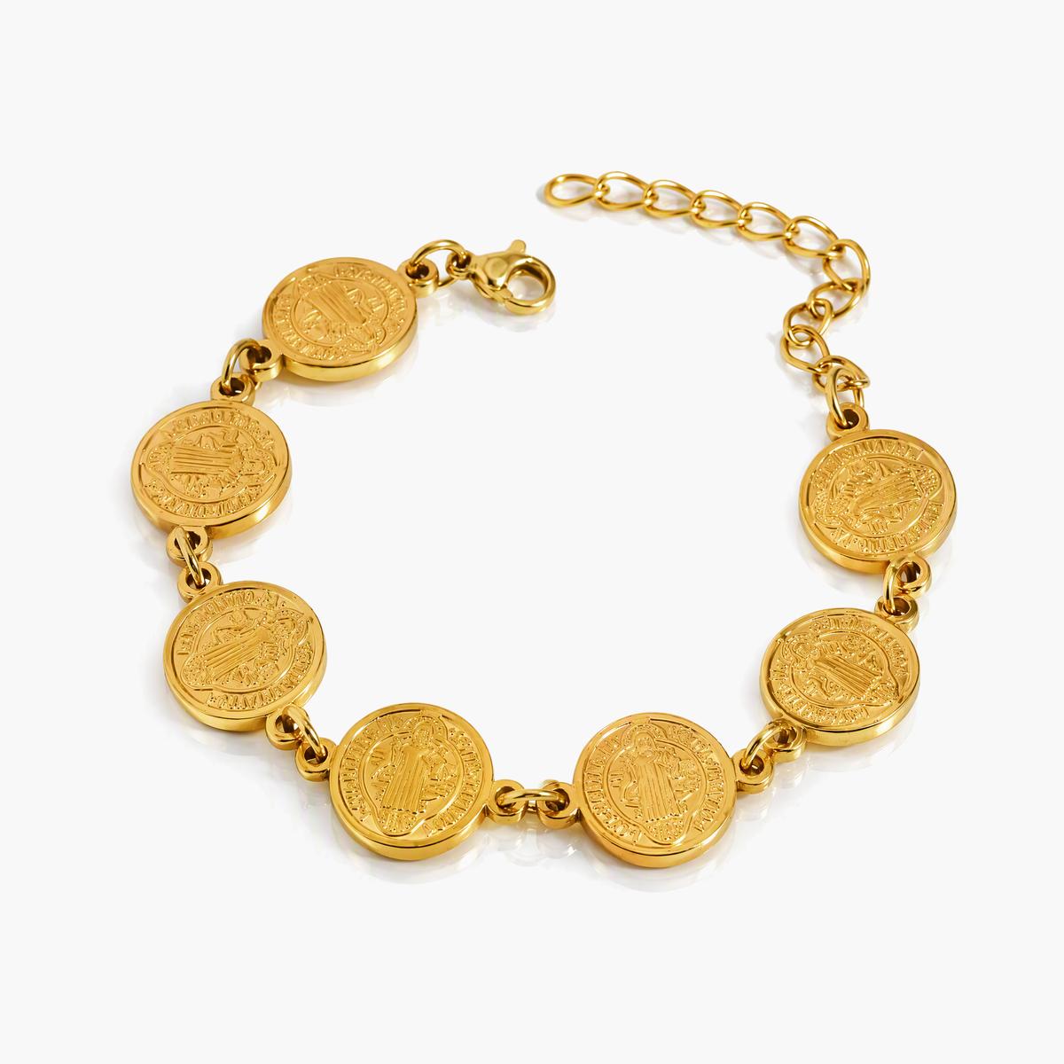 Vintage Coin Charm Bracelet
