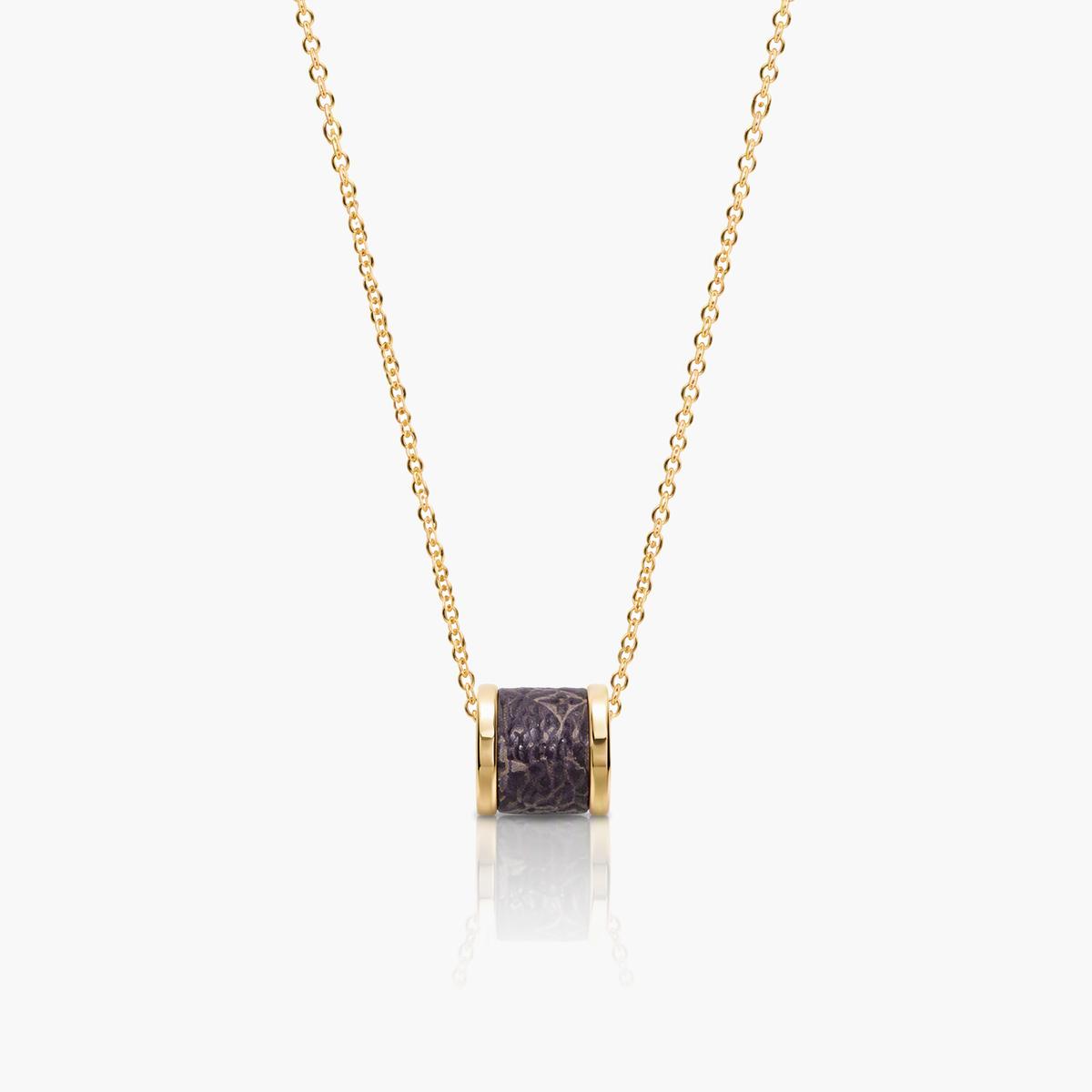 Trendy Cylinder And Star Charm Necklace
