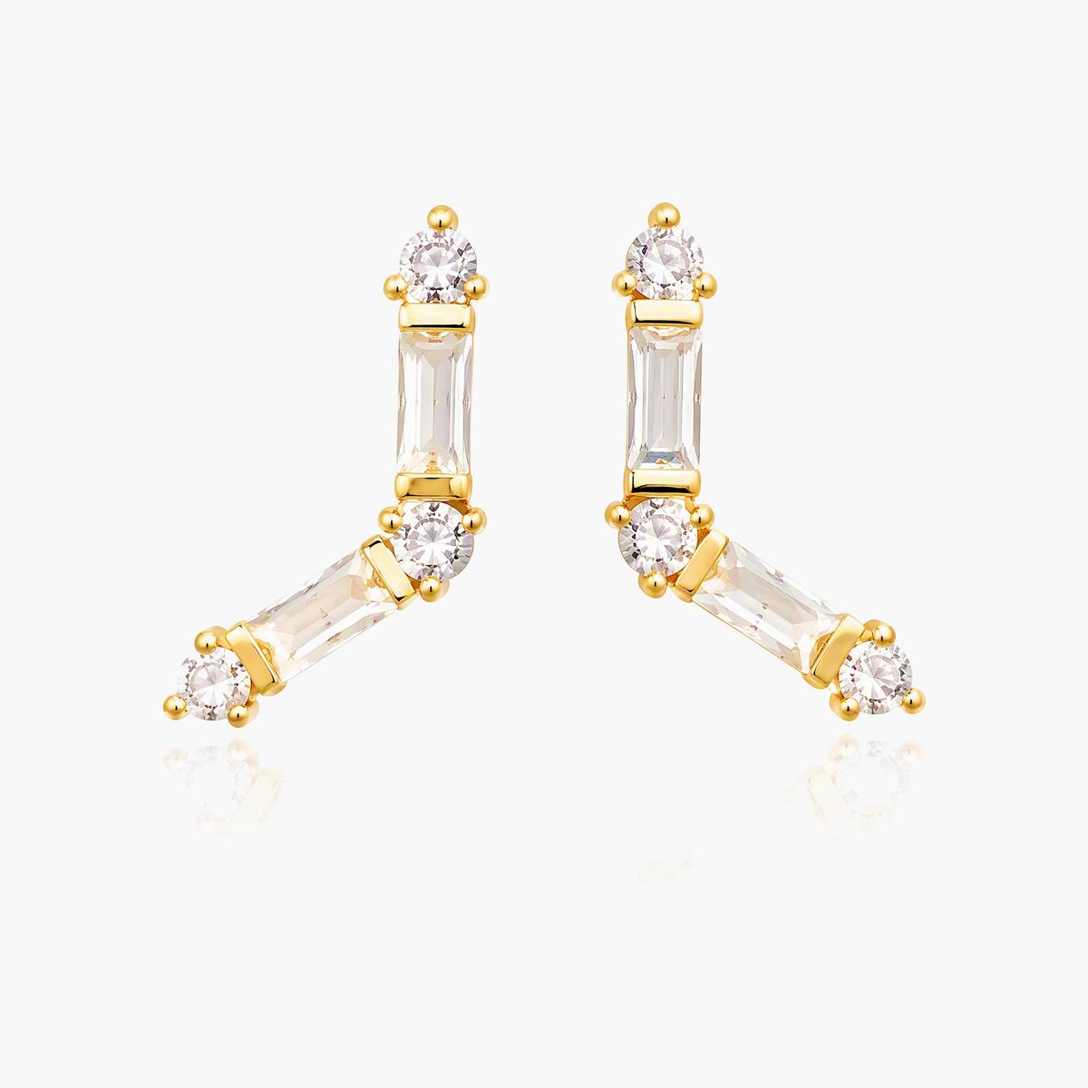 Dainty Floral Cluster Stud Earrings
