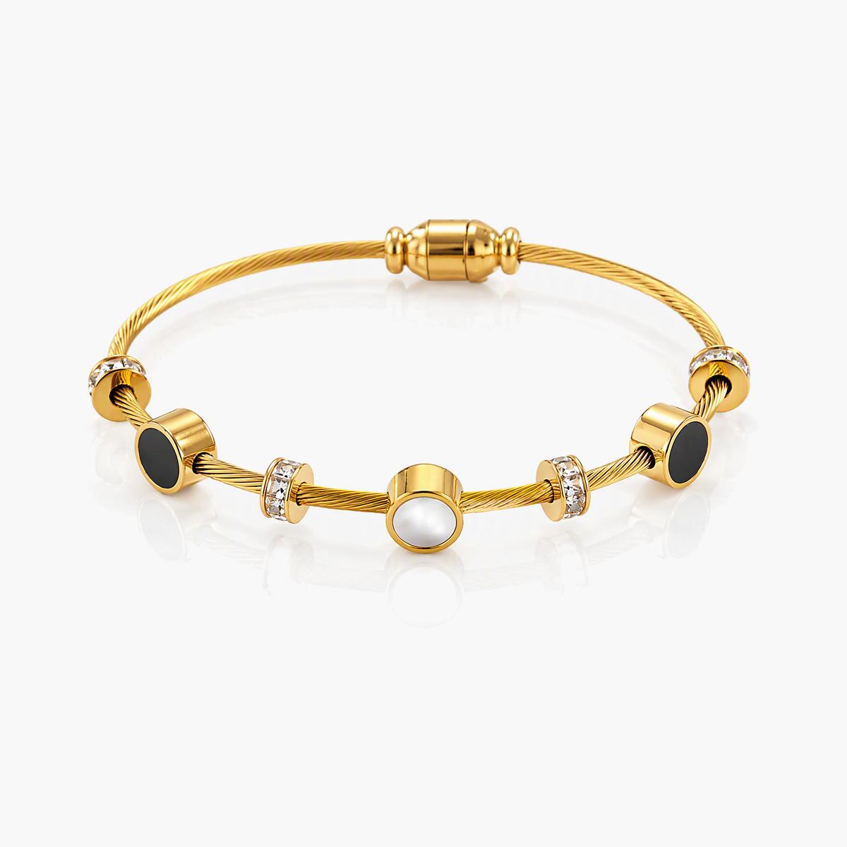 Heart & Four-Leaf Clover Charm Bracelet