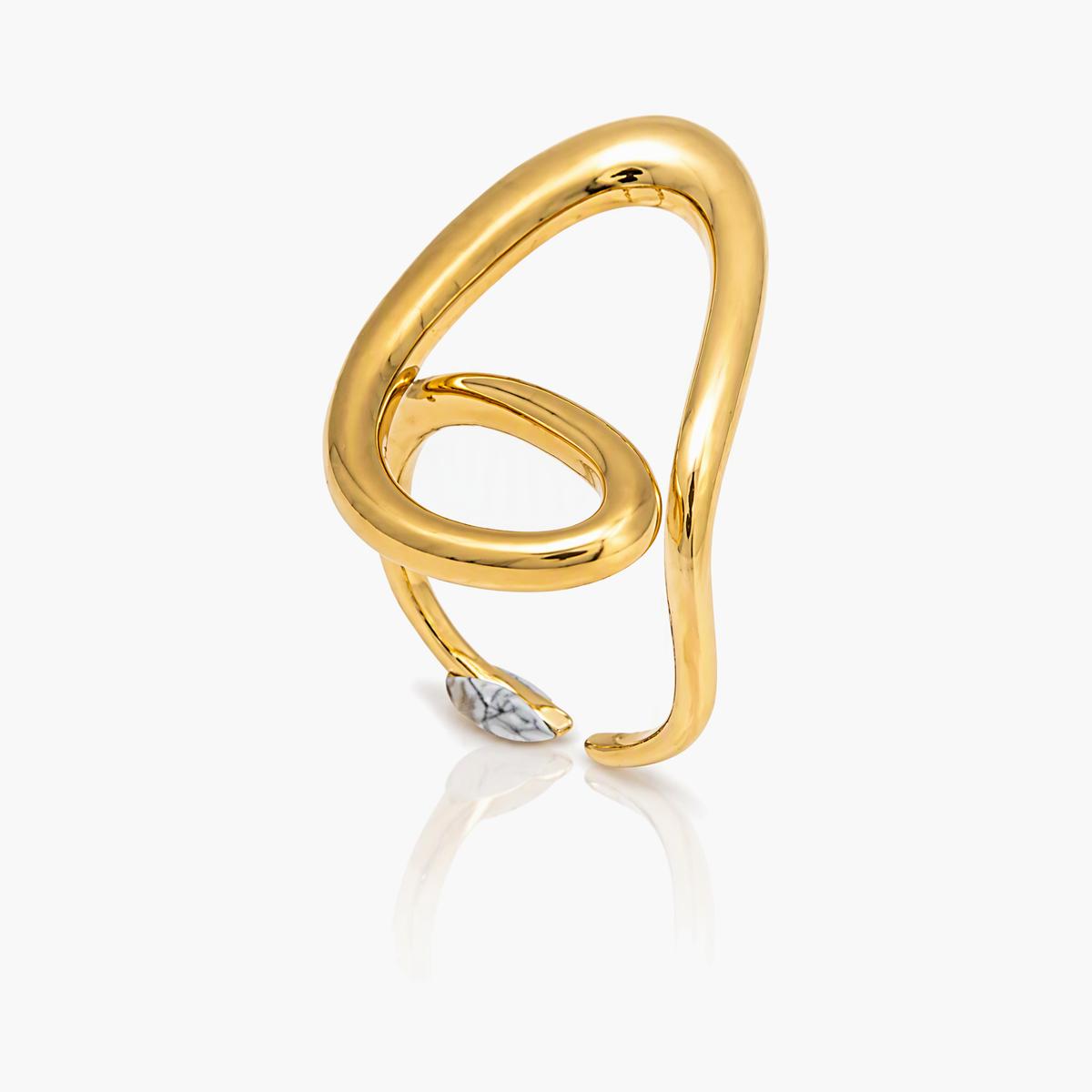 Minimalist Abstract Loop Ring