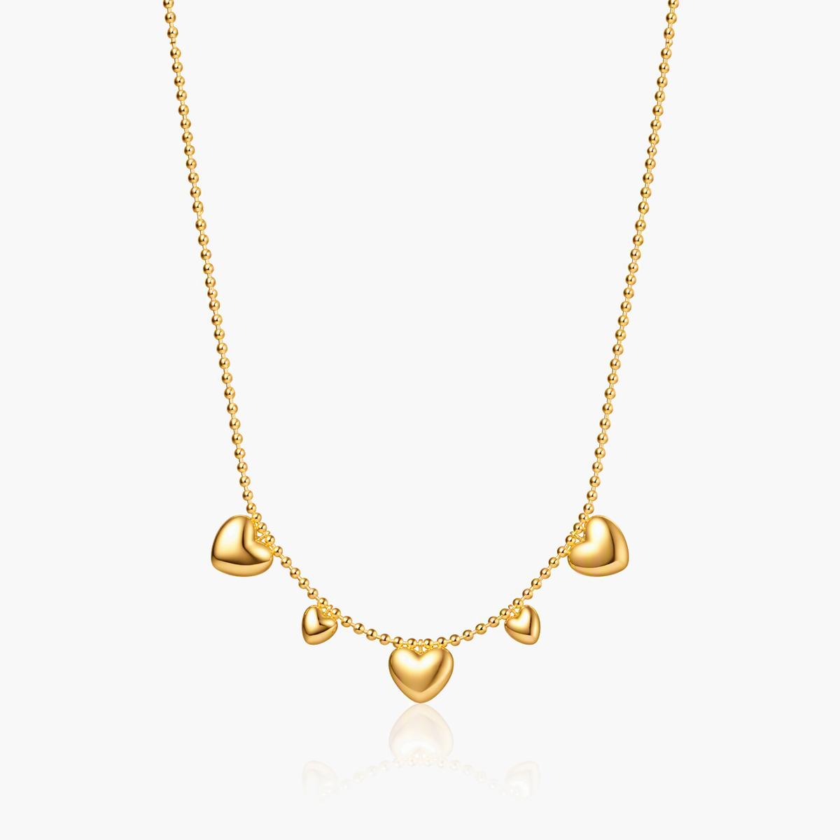 Dainty Heart Charm Necklace
