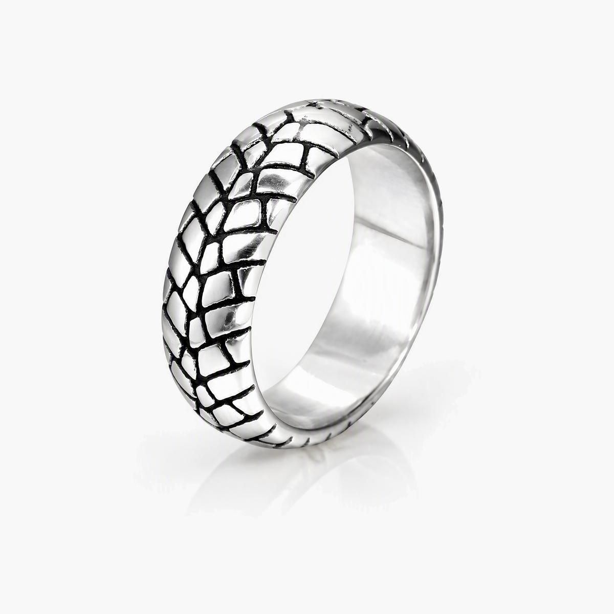 Snake Scale Pattern Ring