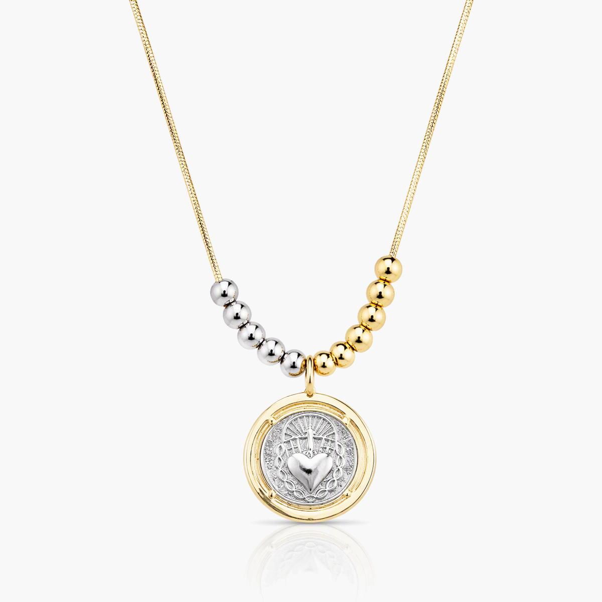 Vintage Coin Pendant Necklace