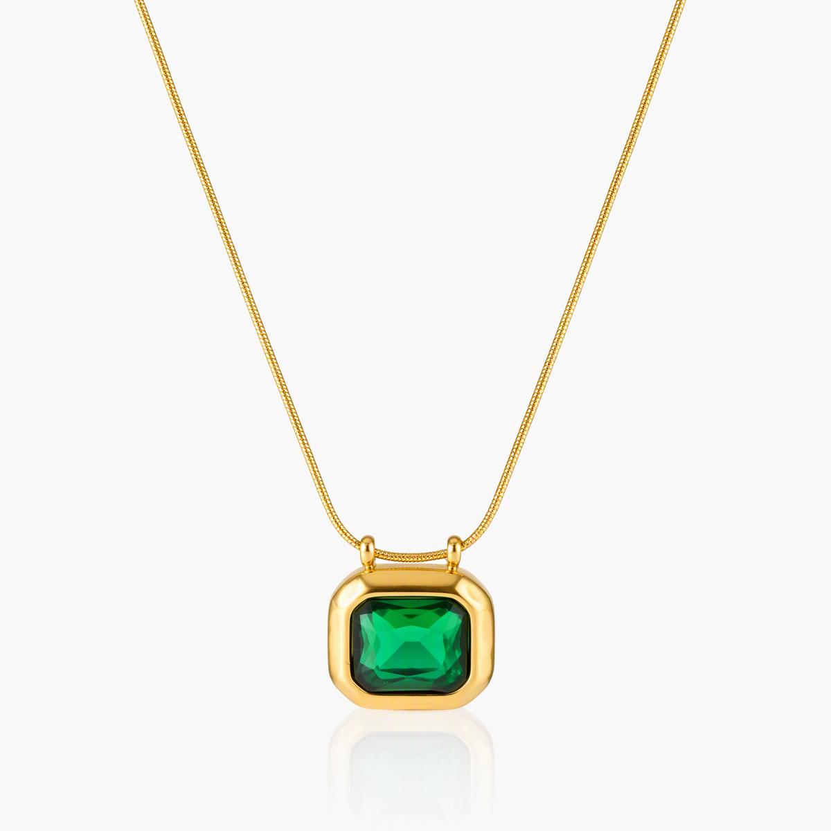 Minimalist Square Pendant Necklace