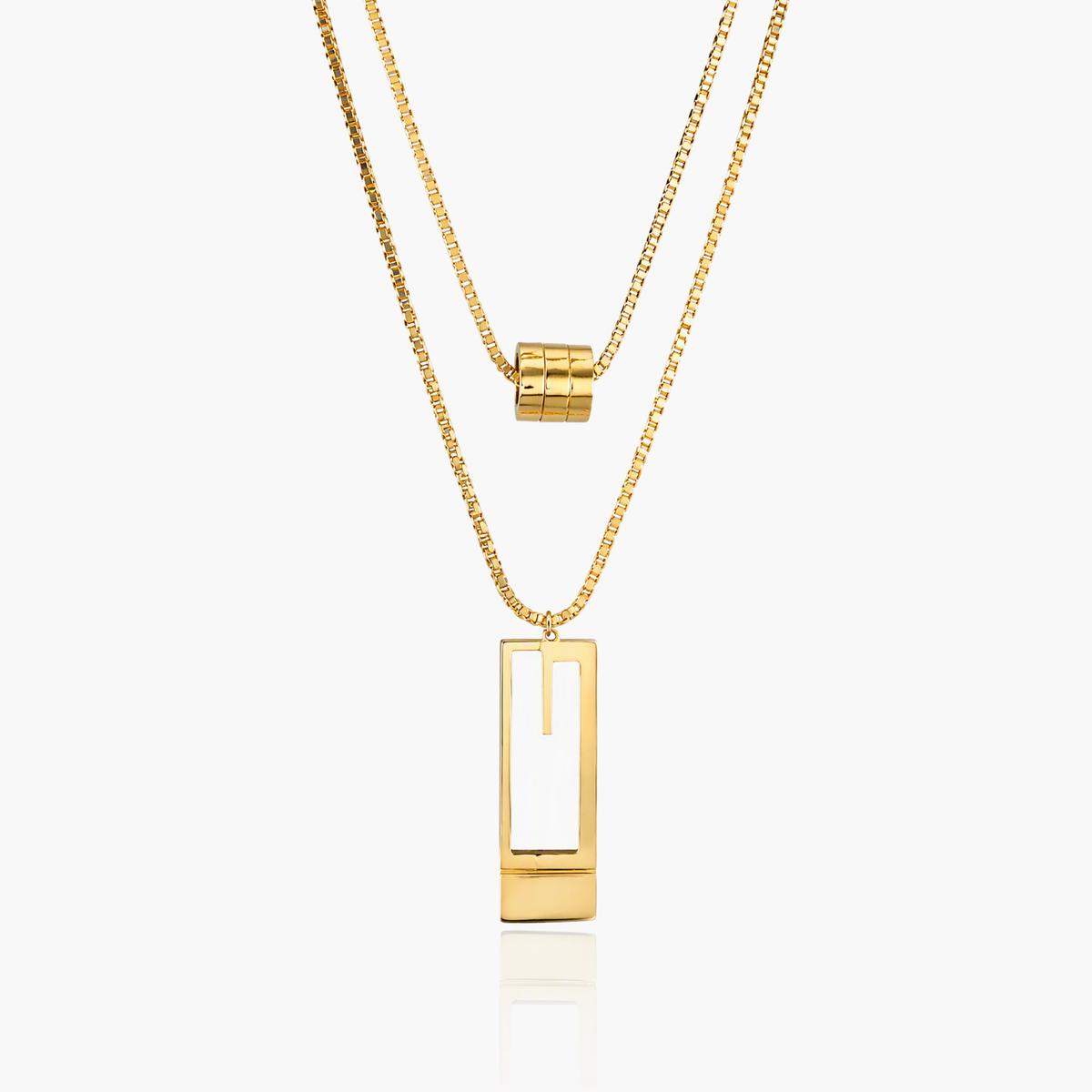 Trendy Mixed Link Necklace