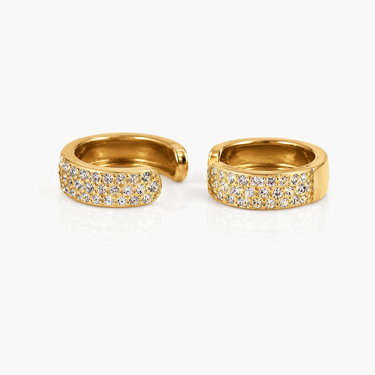 Dainty Flower Open Cuff Earrings