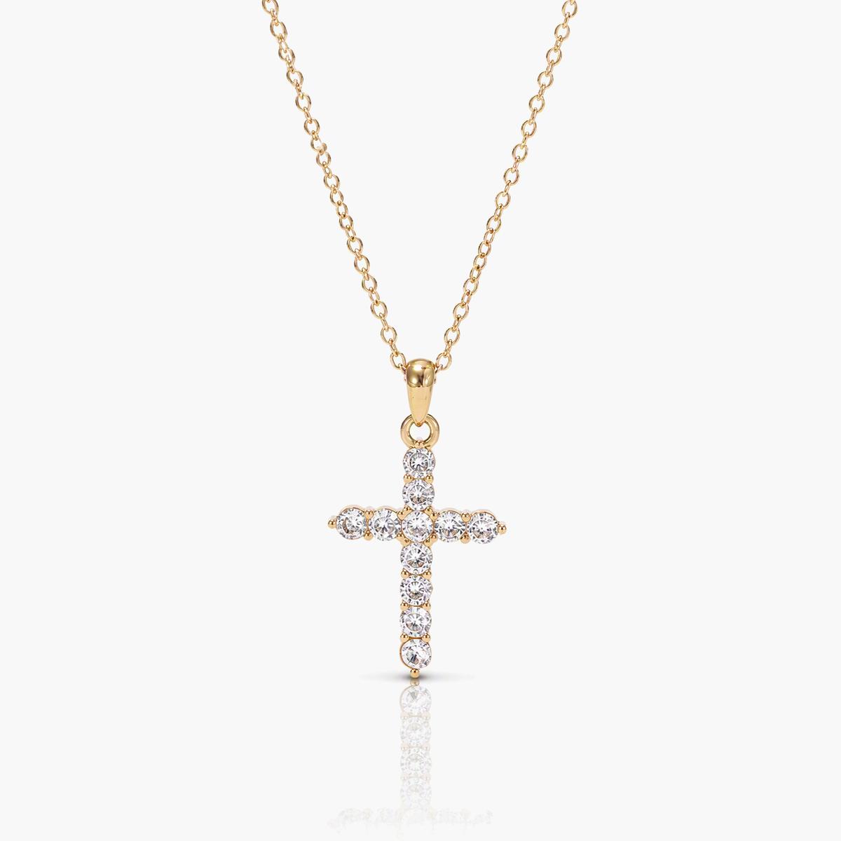 Dainty Cross Pendant Necklace