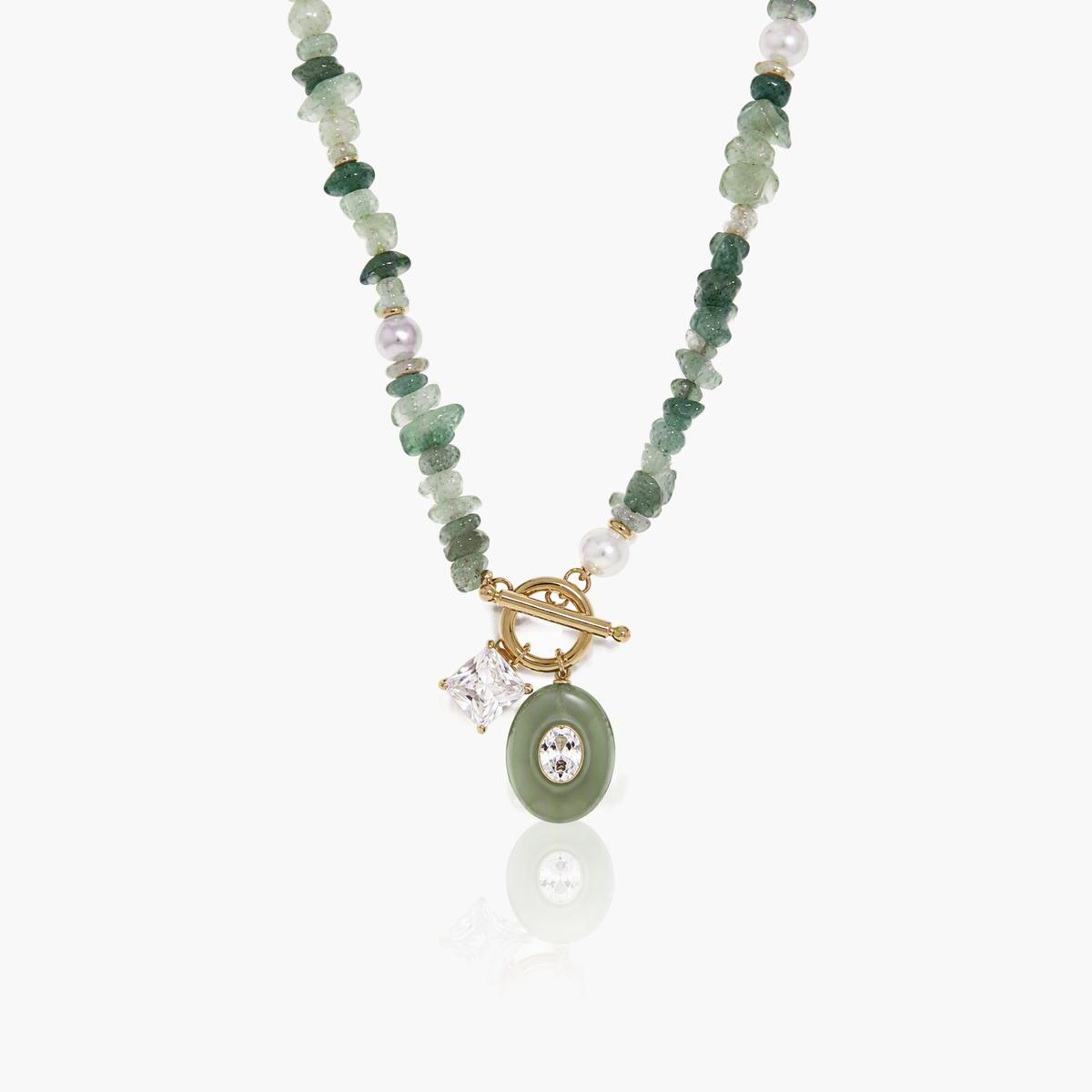 Dainty Oval Charm Necklace