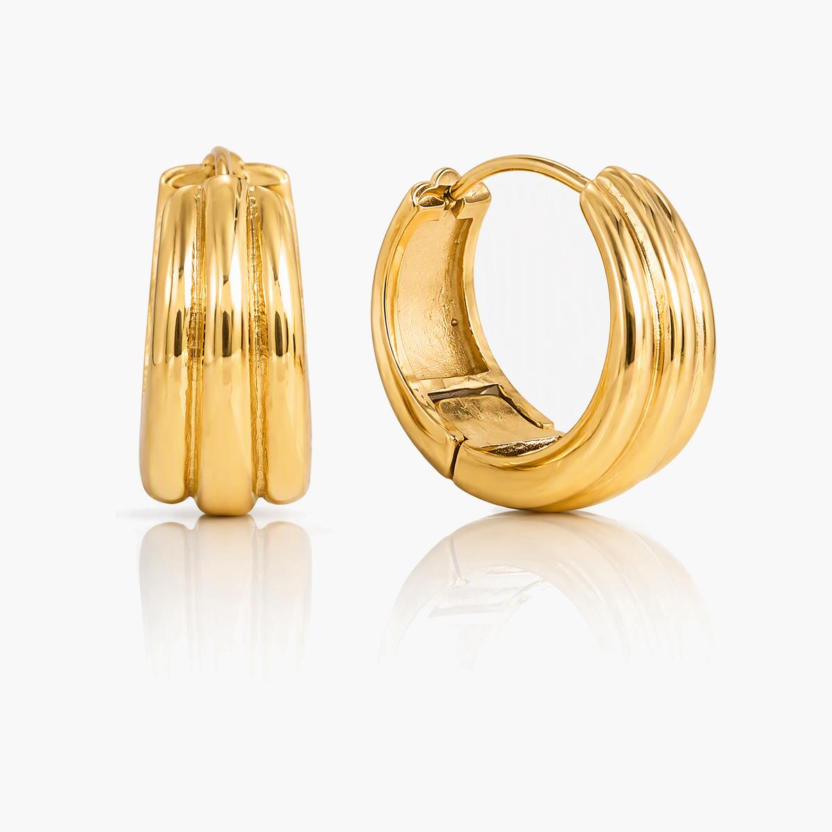 Twisted Hoop Earrings
